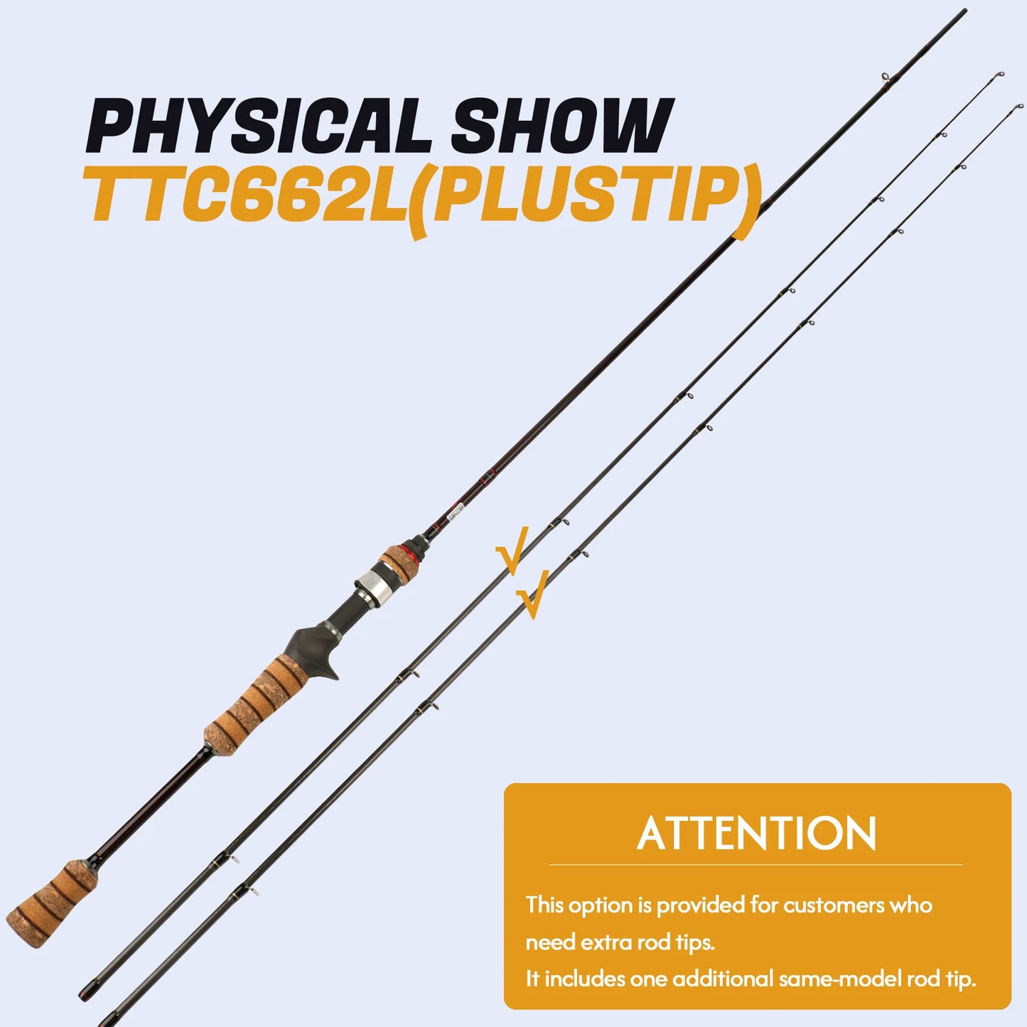 Kuying Teton TTC662L Casting Rod Carbon Fishing