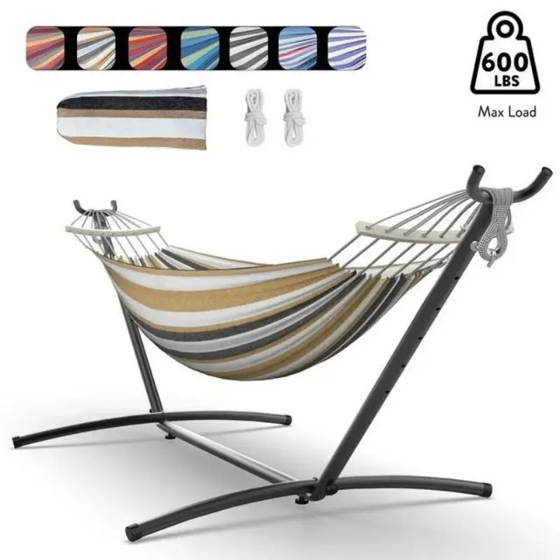 GYROOR Adjustable Stand Hammock With 600 Lb Capacity