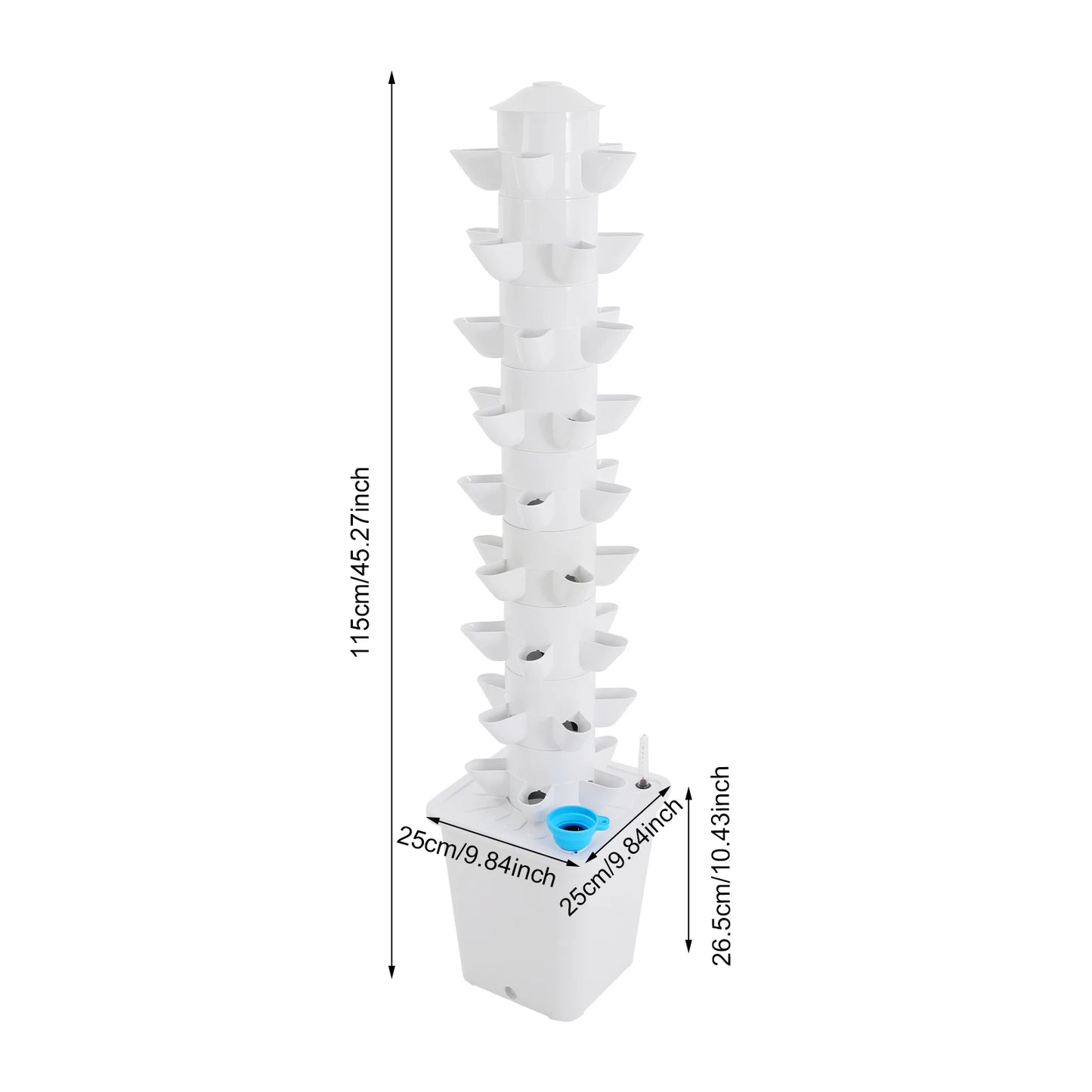 45 Holes Hydroponic Garden Vertical Tower