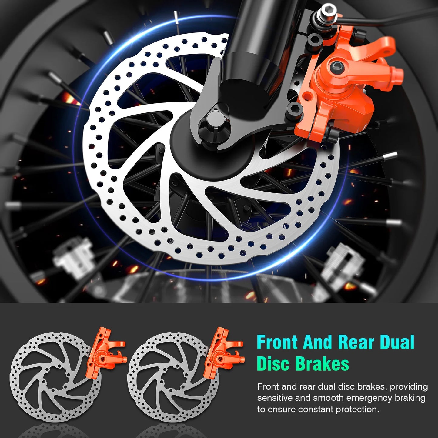 FURIDER 1200W Electric Dirt Bike 28MPH 48V 18Ah