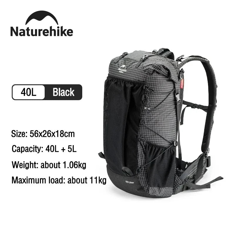 Naturehike Waterproof Mountain Backpack With Rain Cover