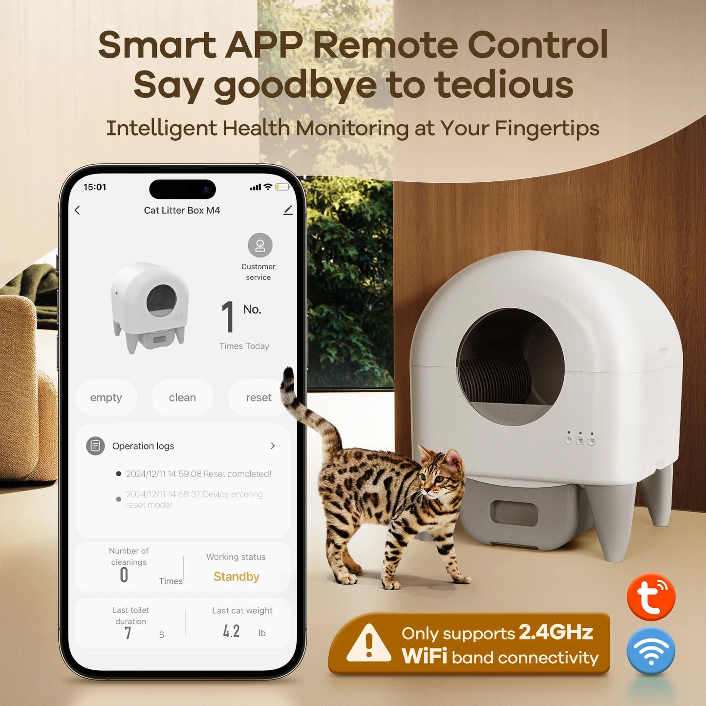 Fumoi Self-Cleaning Automatic Cat Litter Box