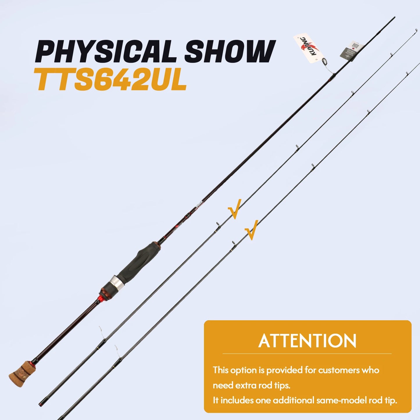 Kuying Teton TTC662L Casting Rod Carbon Fishing