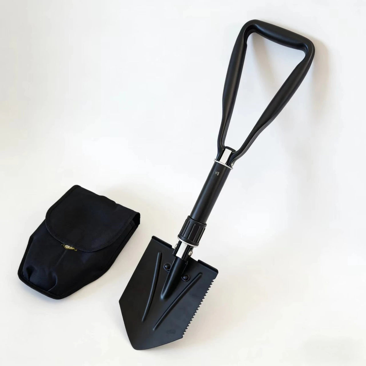 Folding 3-in-1 Entrenching Tool With Pick