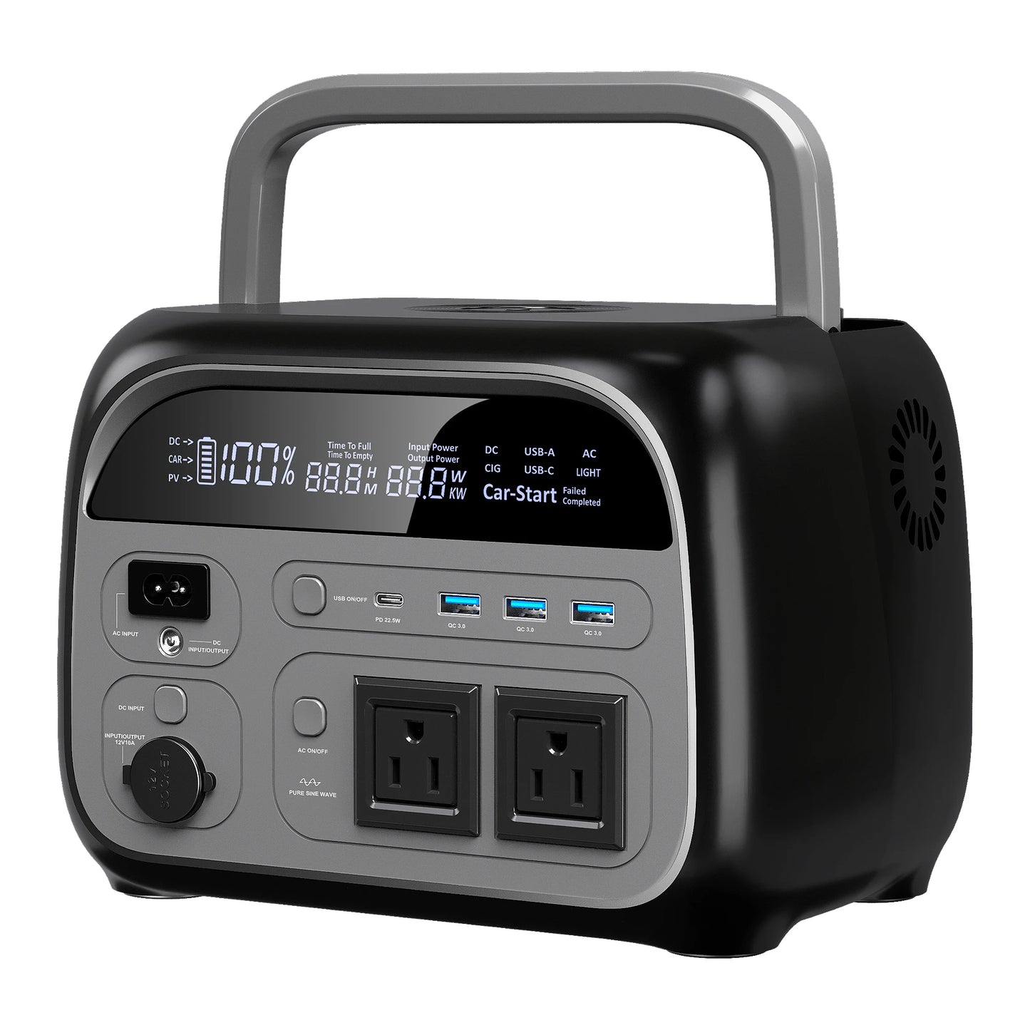 CTOLITY 2400W Portable Power Station Camping Generator