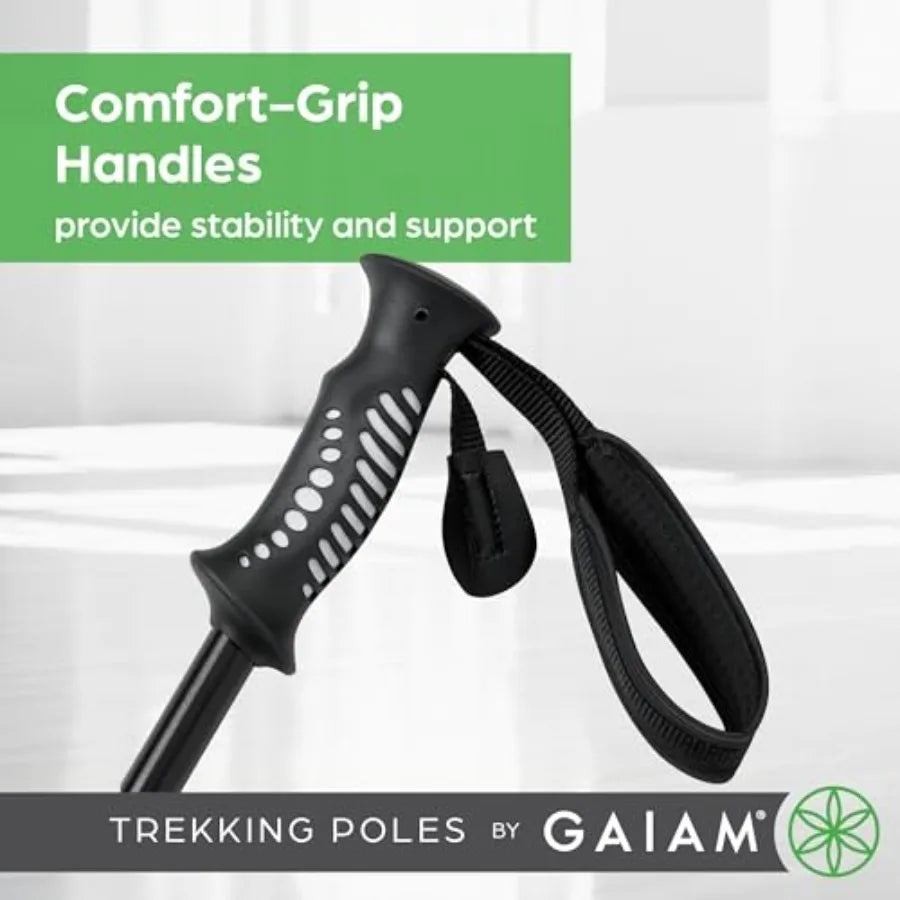 Trekking Poles Pair Lightweight Aluminum Hiking Sticks