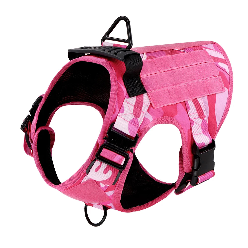 PETRAVEL CN Camouflage Dog Harness For Large Dogs Vest