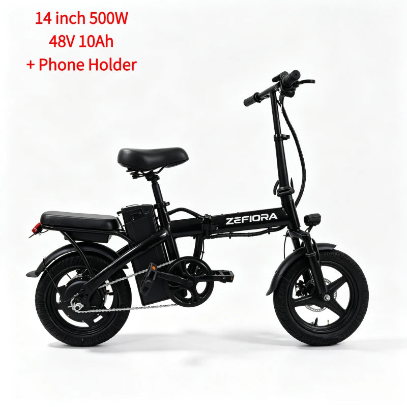 Zefiora Electric Bike Commute 500W Aluminum Frame