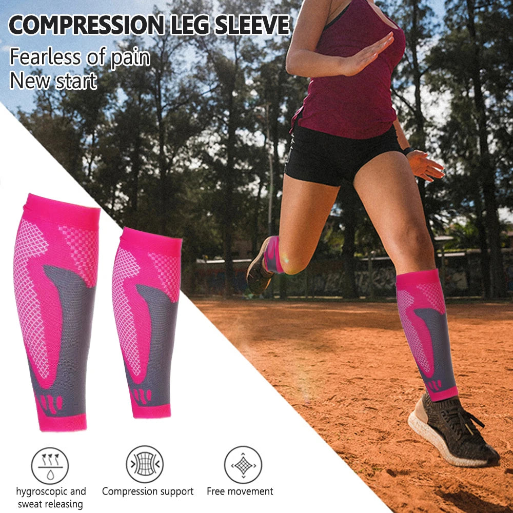 WEUPFLY Calf Compression Sleeves For Running And Cycling