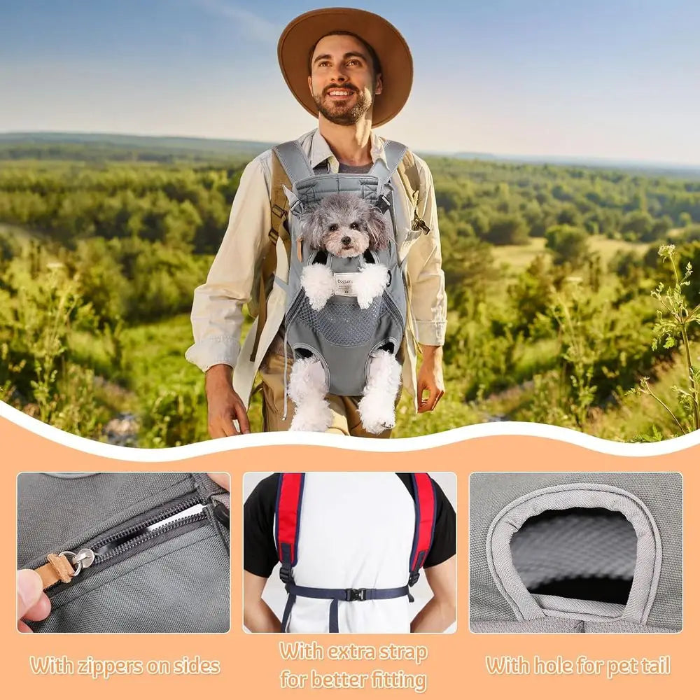 OVOZI Pawsome Dog Backpack Carrier Airline Approved