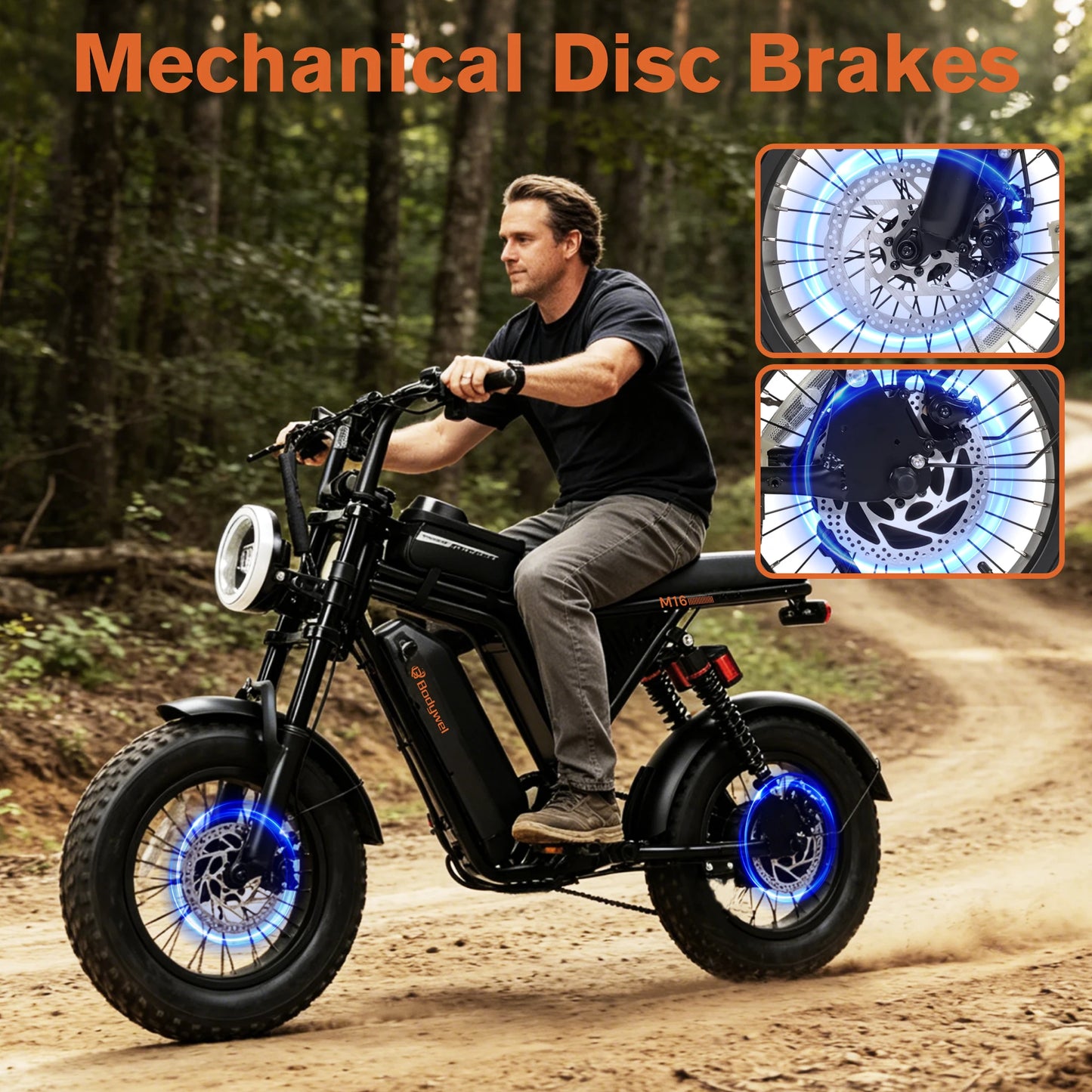 Bodywel M16 Off Road Fat Tire Electric Bicycle