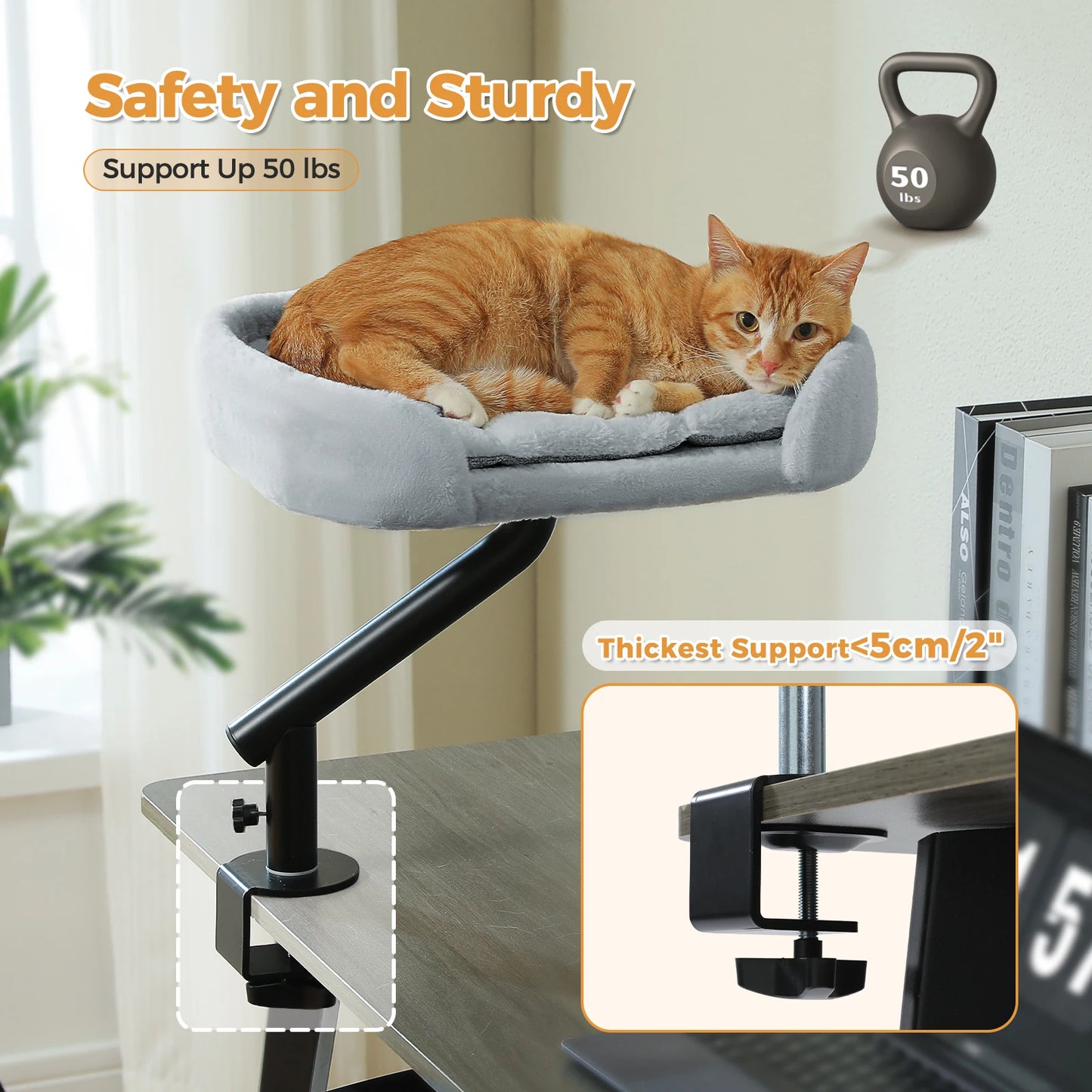 PAWZ Road Cat Desk Bed 360 Rotatable Stand