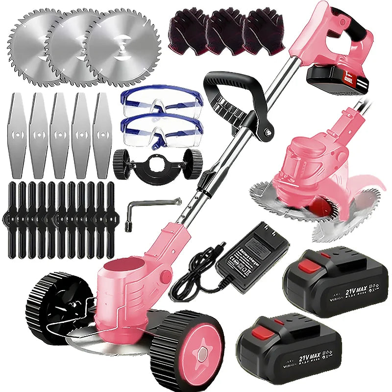Wireless Portable Weed Trimmer With Dual Batteries