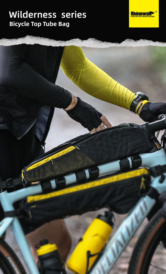 Rhinowalk 2L Waterproof Bike Top Tube Bag For Bicycle