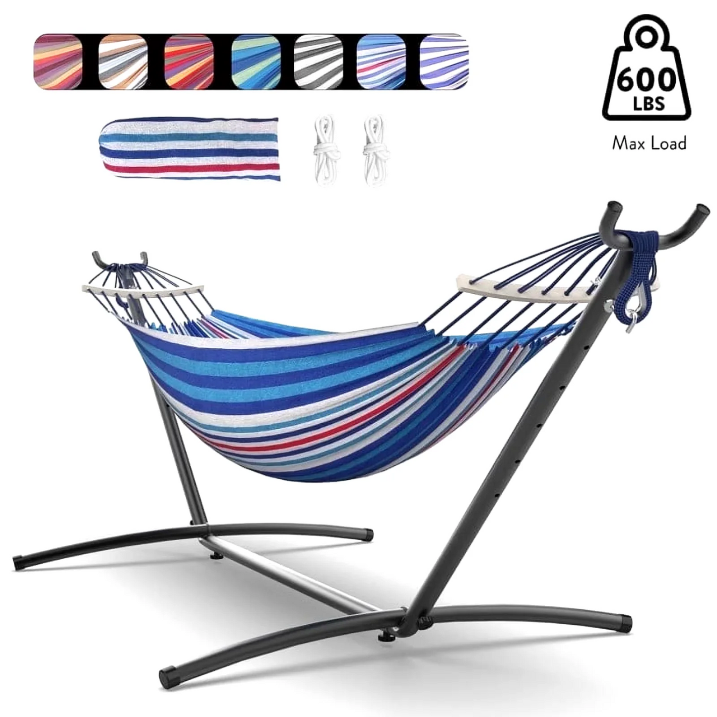 GYROOR Adjustable Stand Hammock With 600 Lb Capacity