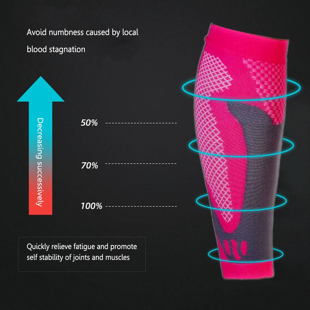 WEUPFLY Calf Compression Sleeves For Running And Cycling