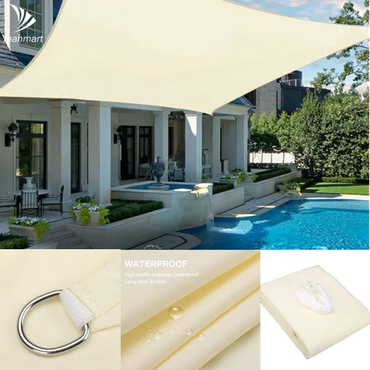 Waterproof Shade Sail Outdoor Canopy Patio Garden