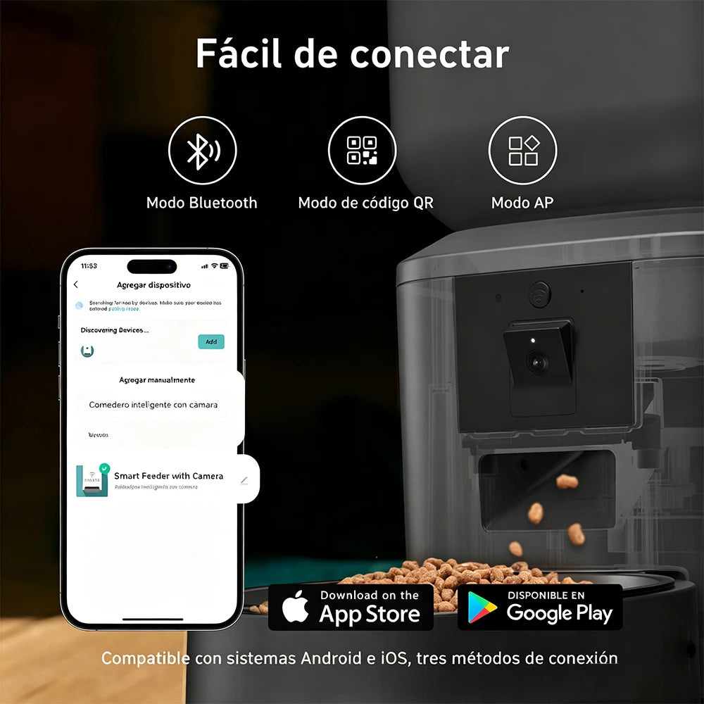 Nityers Smart Cat Feeder With Camera And 5G WiFi