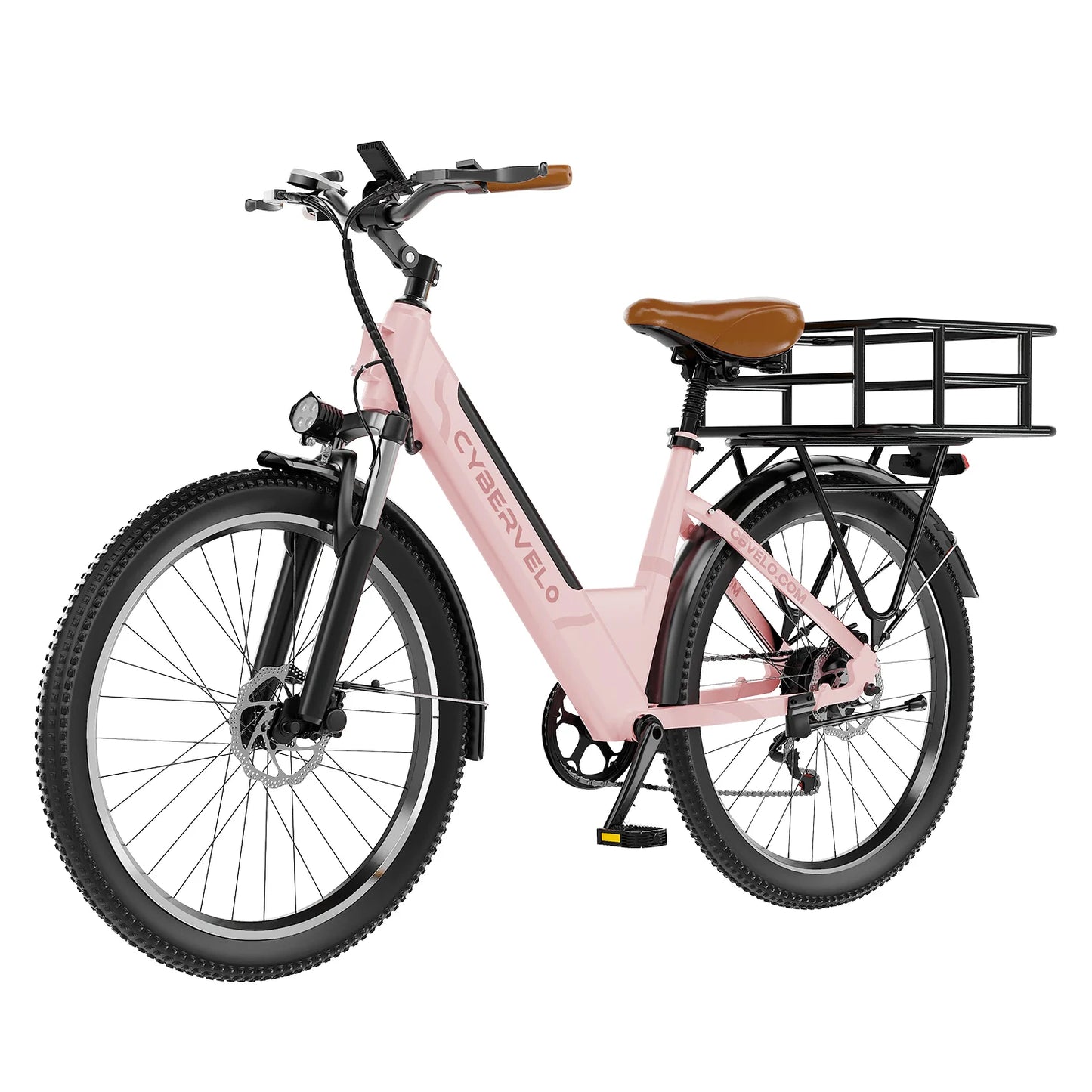 CYBERVELO Urban Commute E Bike 48V 1000W Peak Motor EK2
