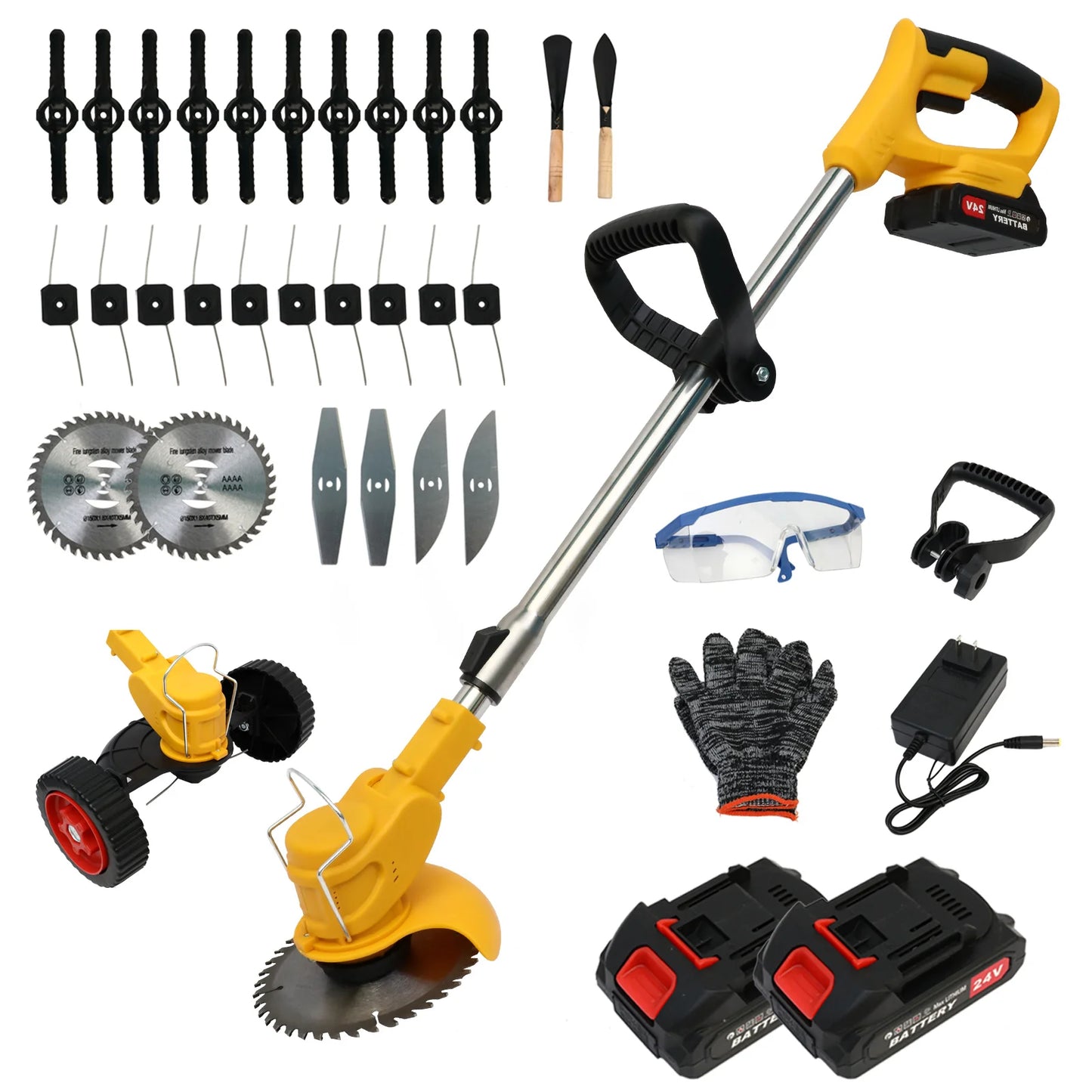 Cordless 21V 3In1 Grass Trimmer Mower Edger