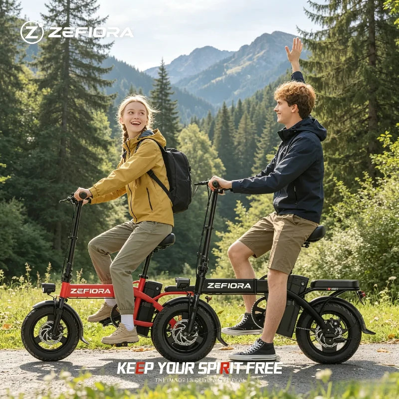 ZEFIORA Premium City Electric Bicycle 500W UL Certified