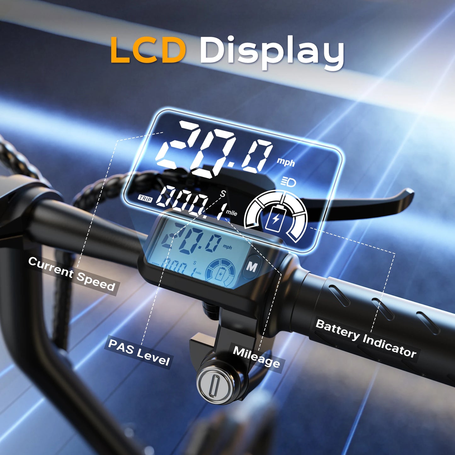 Zypho Electric Bike 500W Peak Motor 20mph