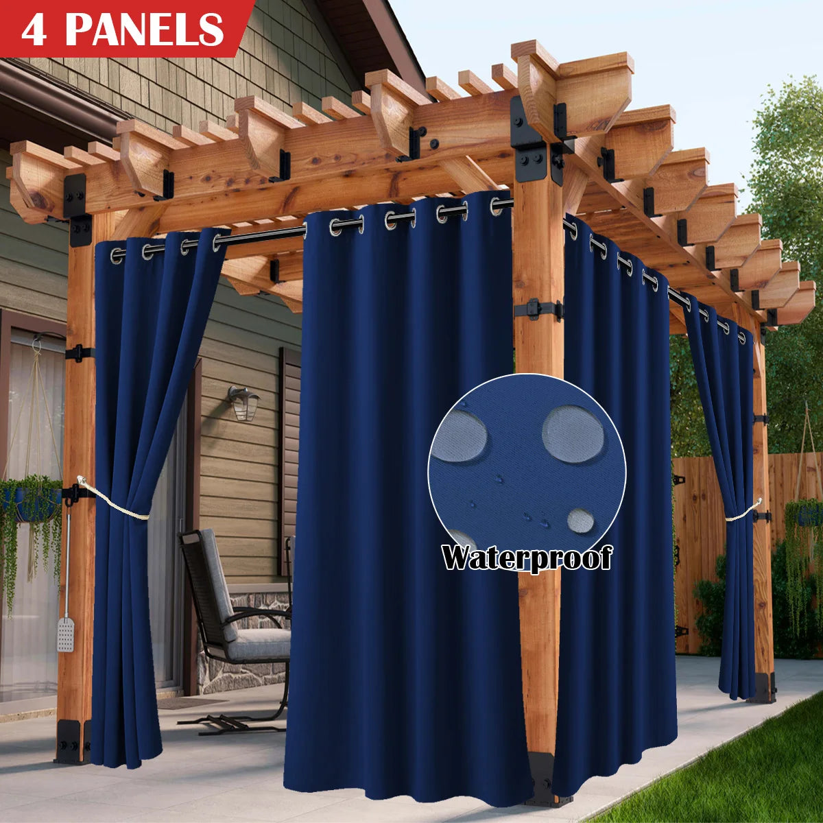 Sabalatica Waterproof Solar Curtains For Porch