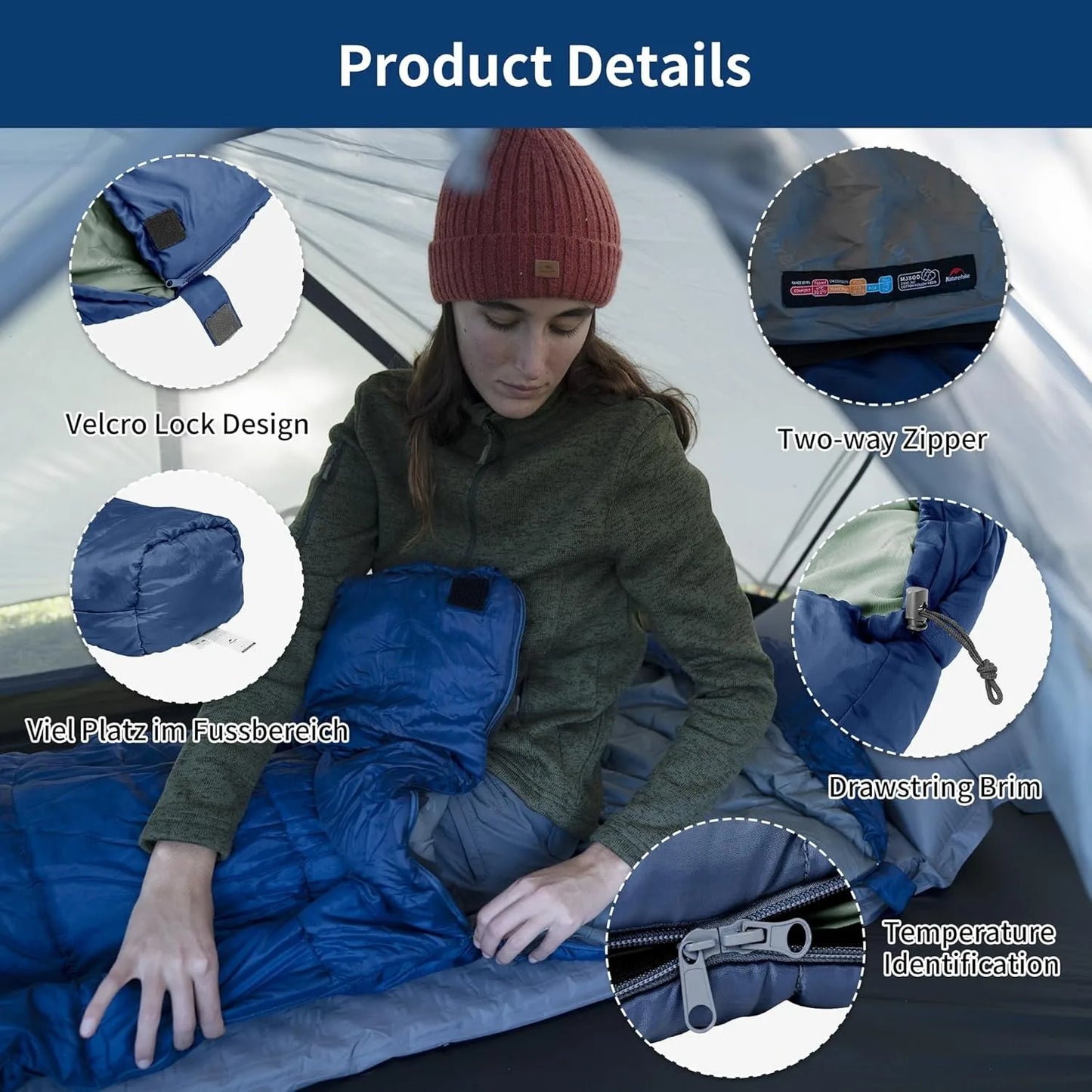 Naturehike Mummy Sleeping Bag MJ300 MJ600 Ultra Winter