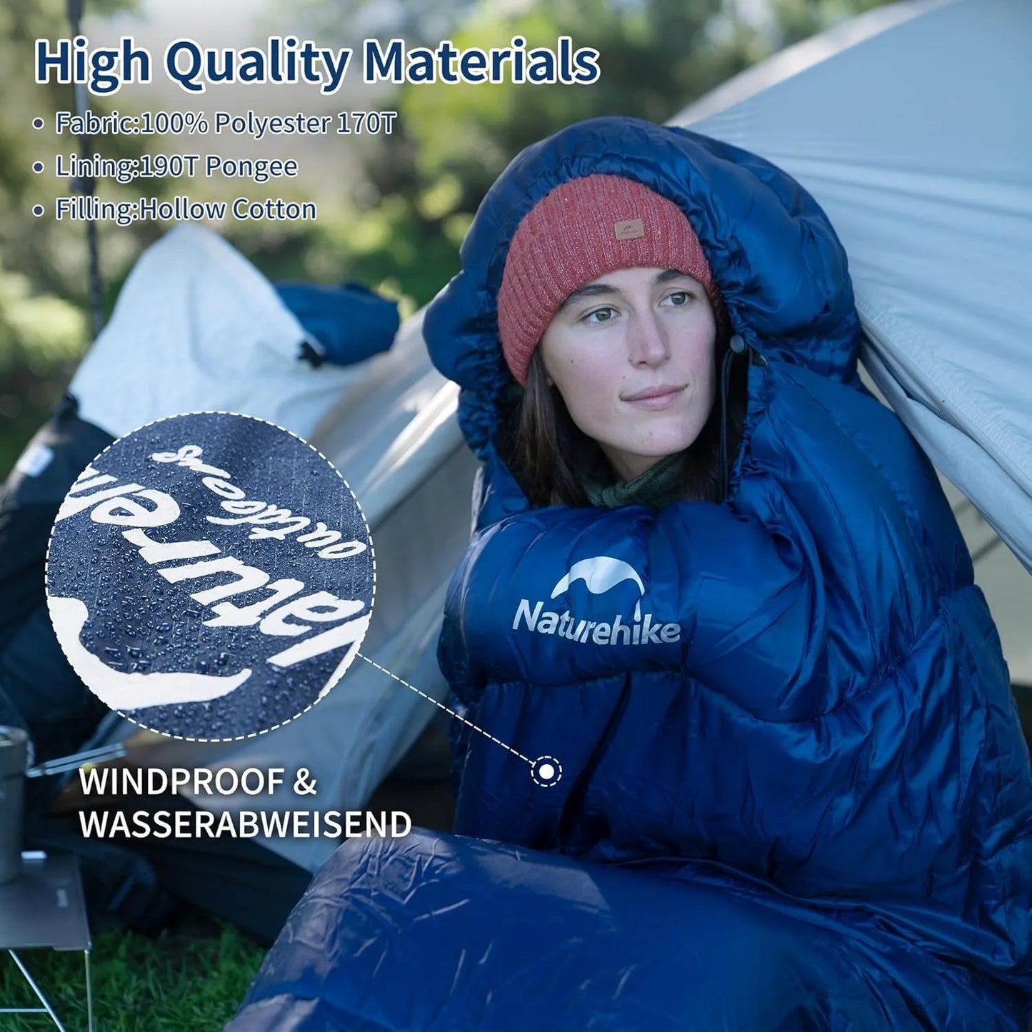 Naturehike Mummy Sleeping Bag MJ300 MJ600 Ultra Winter