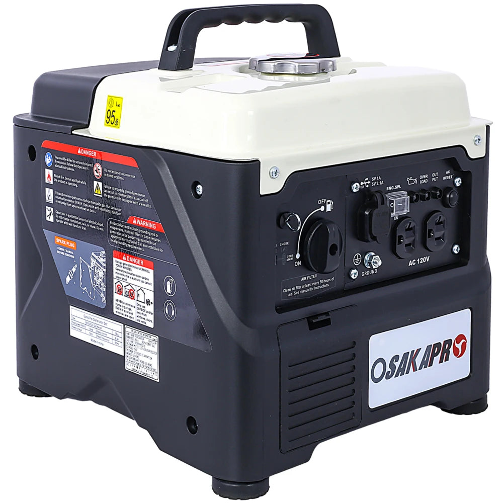 Portable Inverter Generator 1200W Ultra Quiet Eco Mode