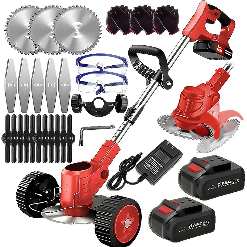 Wireless Portable Weed Trimmer With Dual Batteries