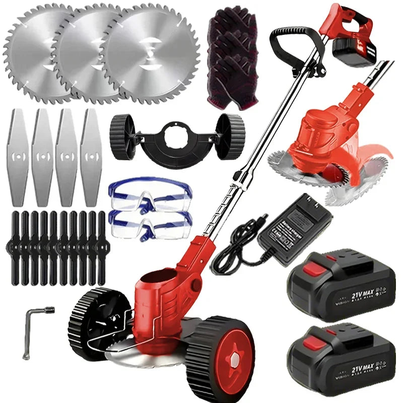 Wireless Portable Weed Trimmer With Dual Batteries