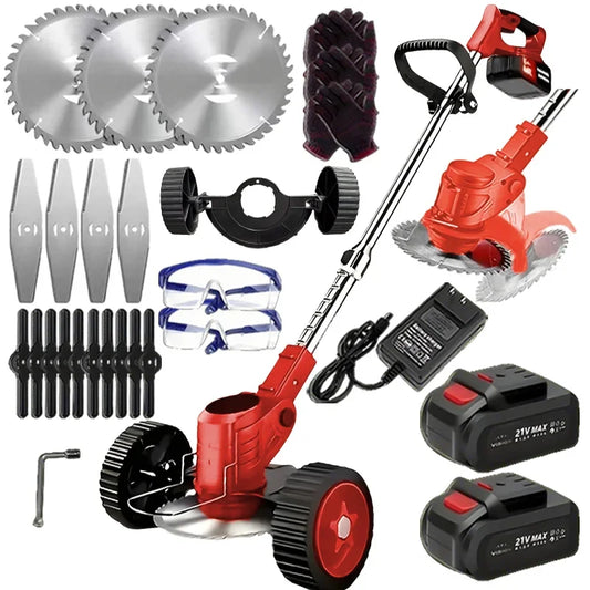 Wireless Portable Weed Trimmer With Dual Batteries