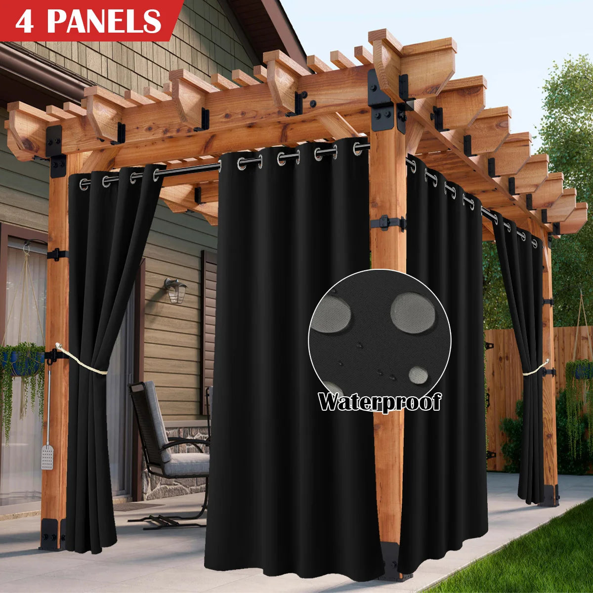 Sabalatica Waterproof Solar Curtains For Porch