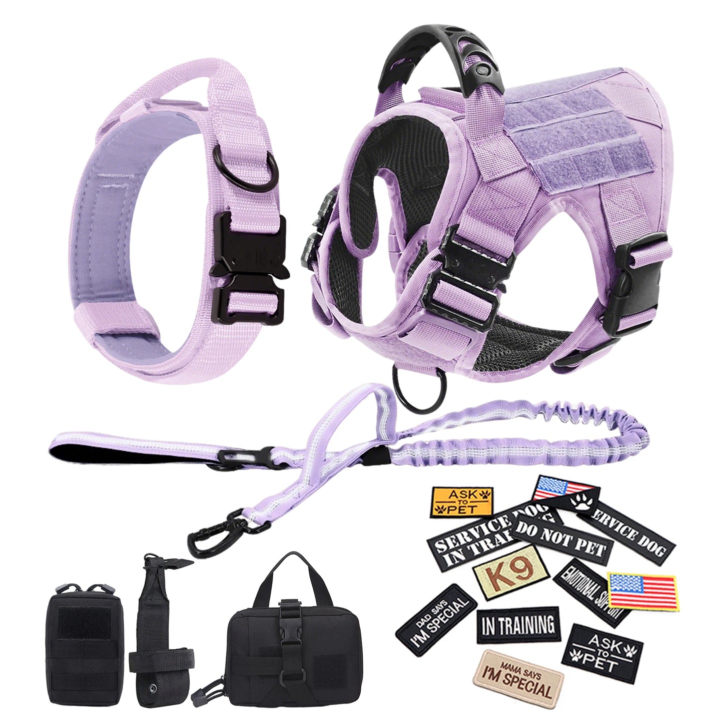 PETRAVEL CN Camouflage Dog Harness For Large Dogs Vest