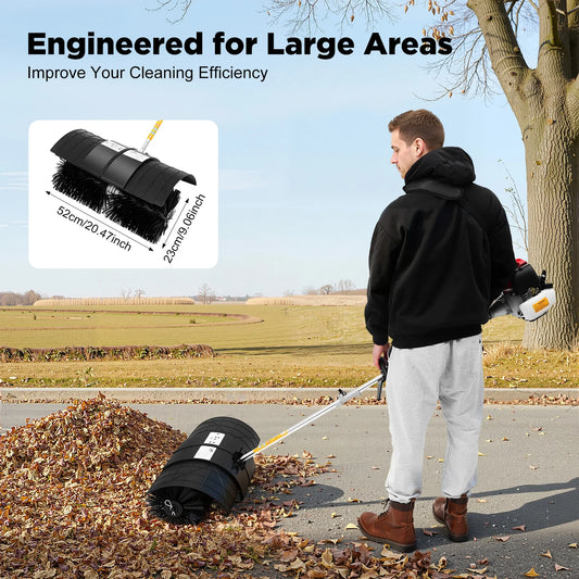 Gasoline Handheld Sweeper 2 Stroke With Wide Broom