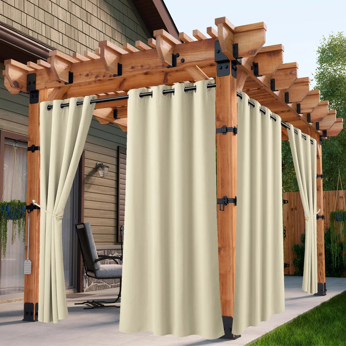 Sabalatica Waterproof Solar Curtains For Porch