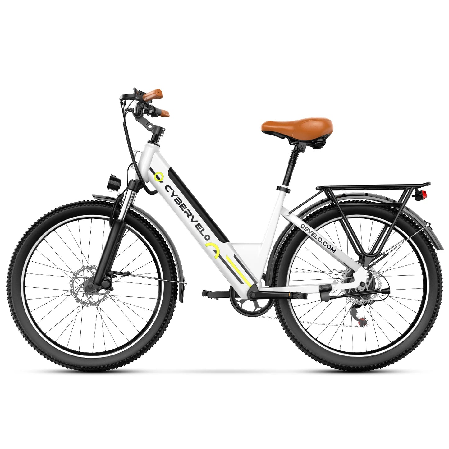 CYBERVELO Urban Commute E Bike 48V 1000W Peak Motor EK2