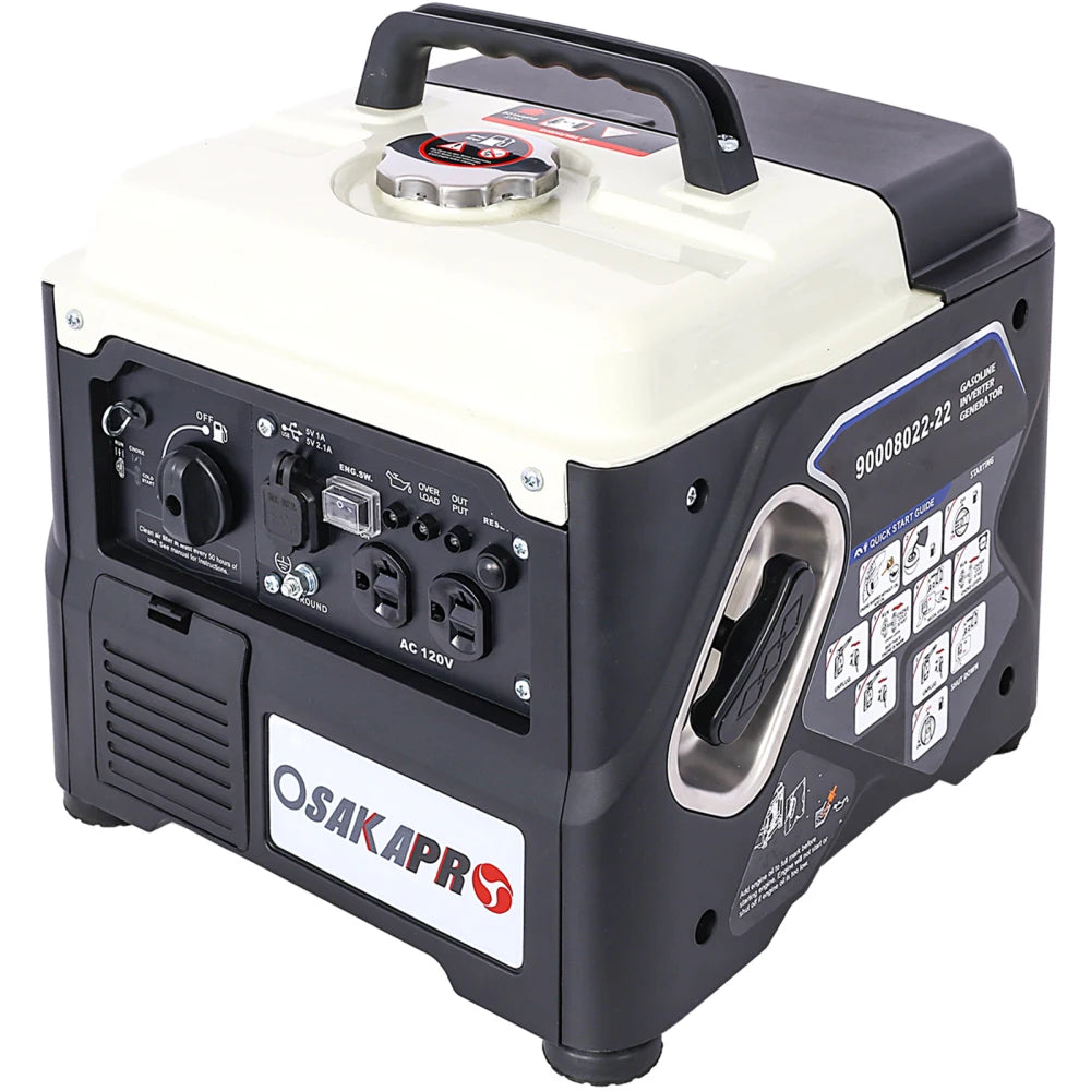 Portable Inverter Generator 1200W Ultra Quiet Eco Mode