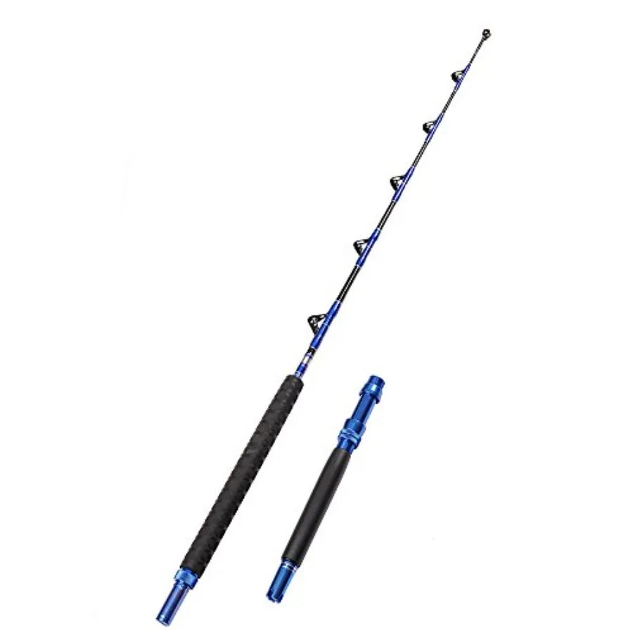 Saltwater Offshore Trolling Rod, Roller Rod, 2-Piece