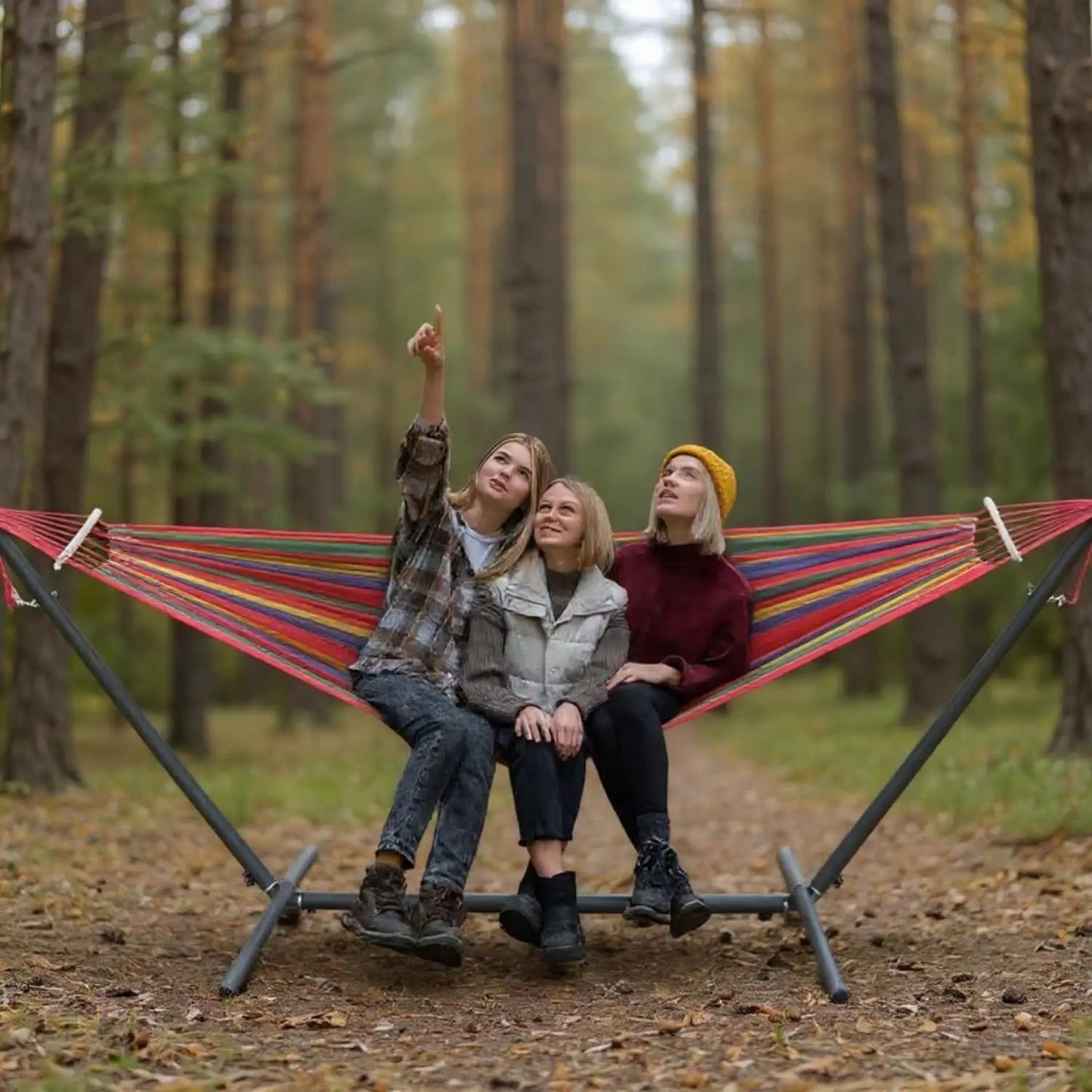 GYROOR Adjustable Stand Hammock With 600 Lb Capacity