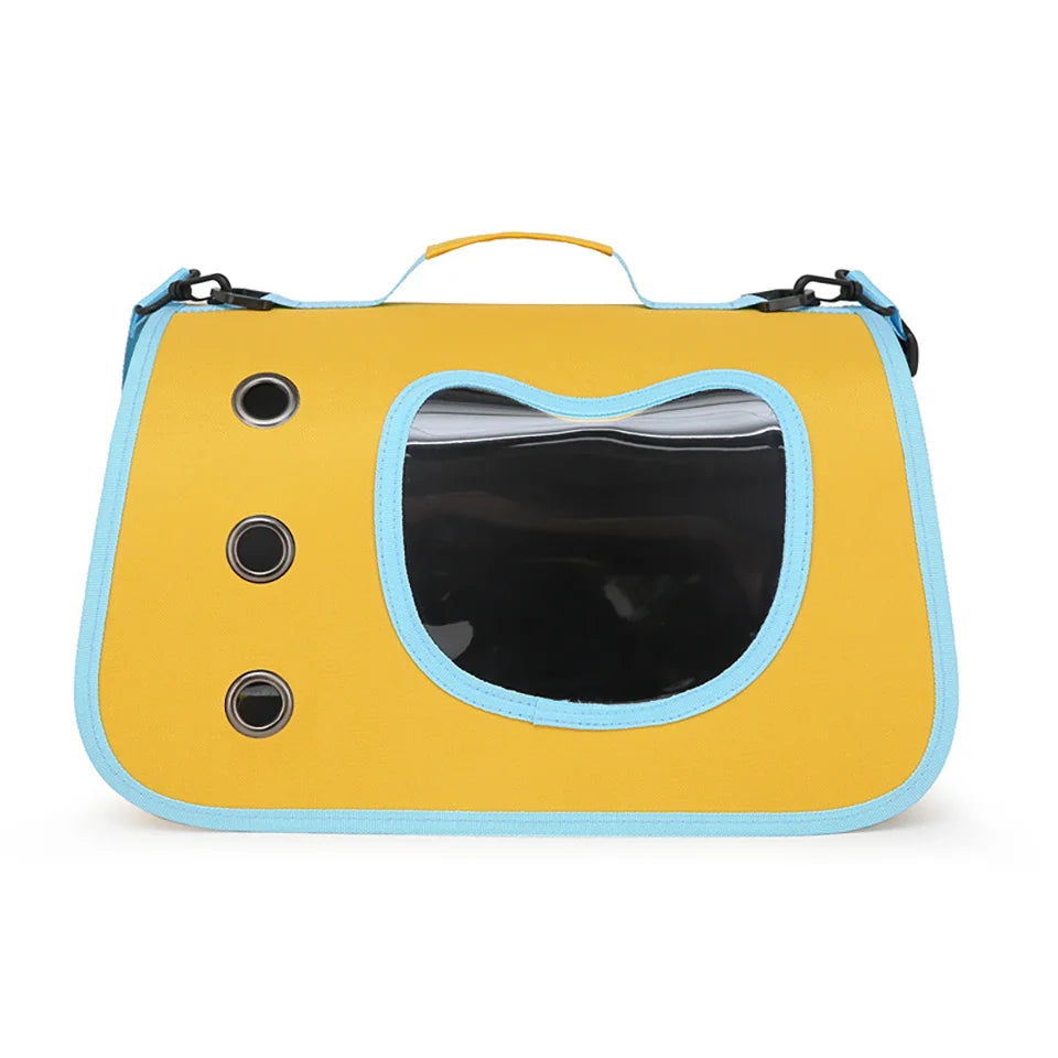 Foldable Breathable Pet Carrier For Small Dogs And Cats