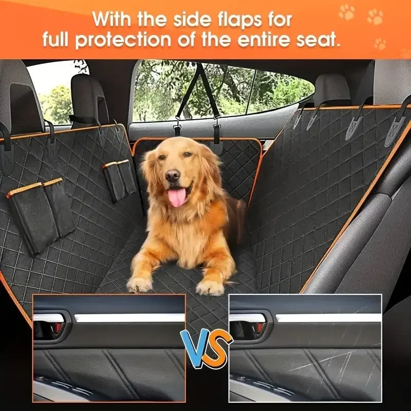 Premium Waterproof Plaid Dog Car Seat Cover Hammock