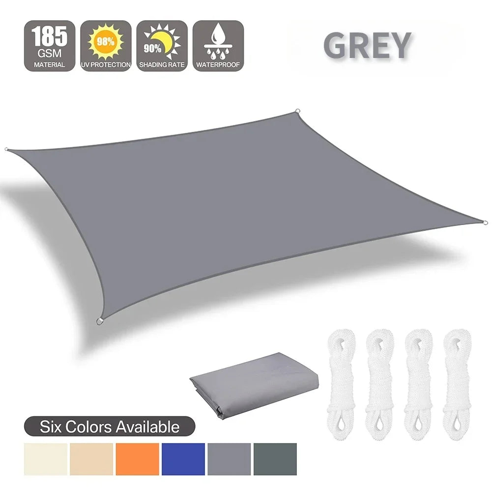 Waterproof Shade Sail Outdoor Canopy Patio Garden