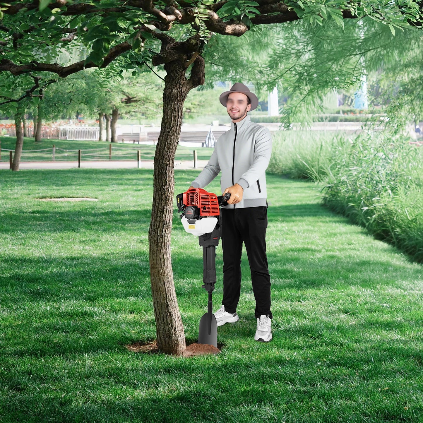 Bymaocar Gas Powered Tree Digger Excavator