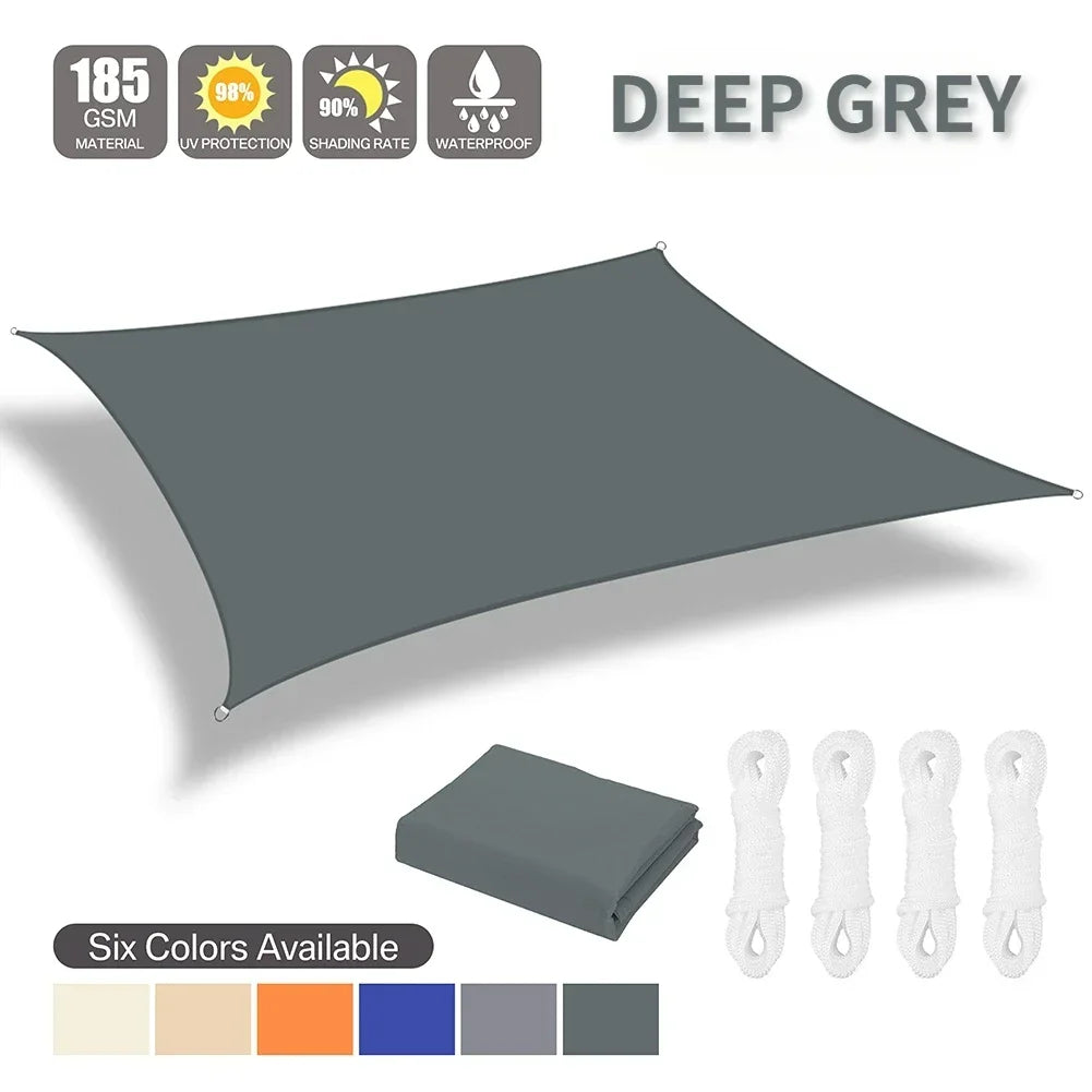 Waterproof Shade Sail Outdoor Canopy Patio Garden