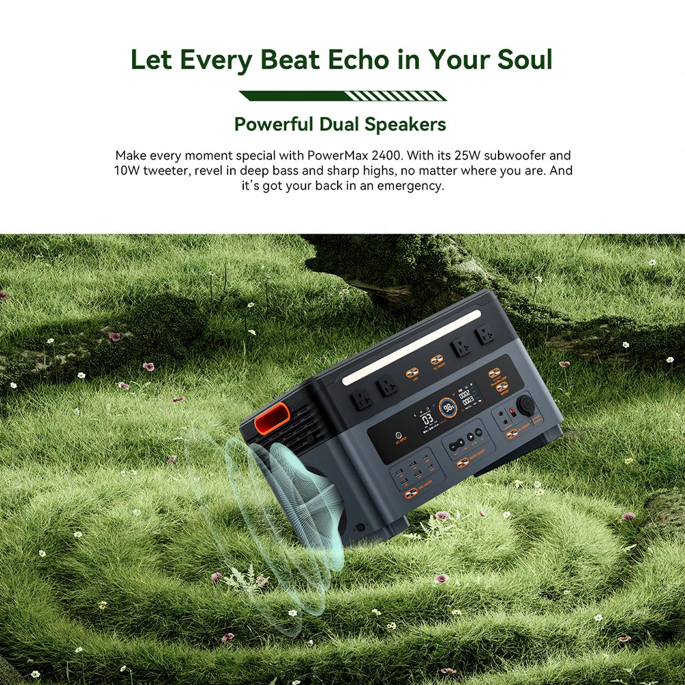 OSCAL 2048Wh LiFePO4 Portable Power Station 2400W