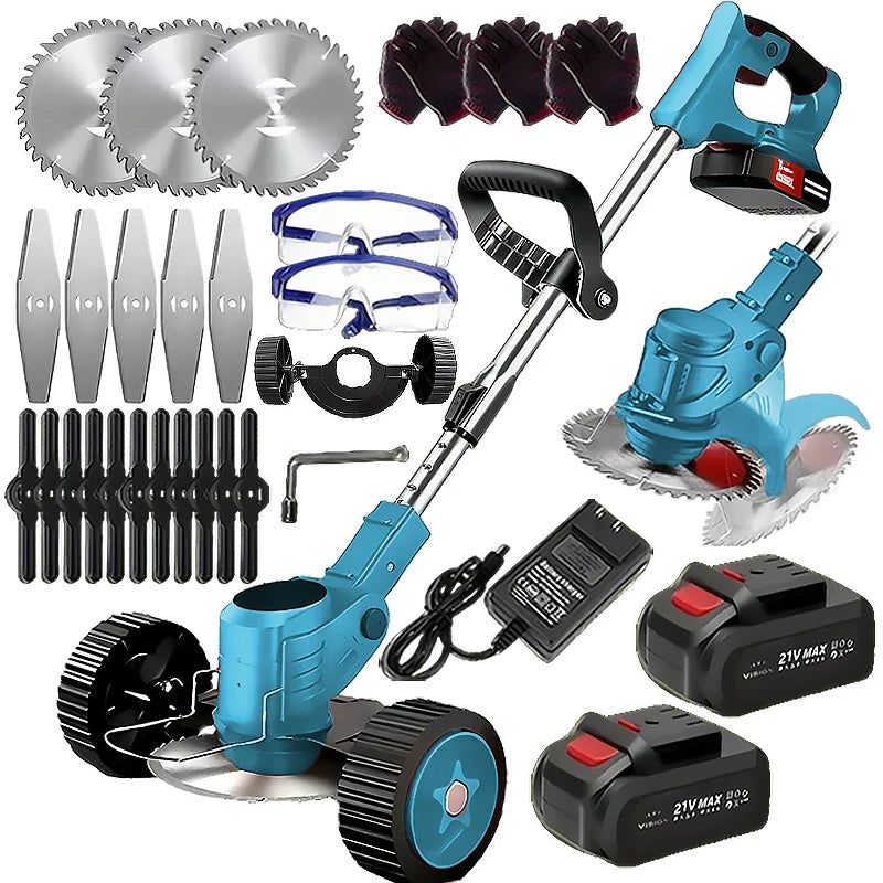 Wireless Portable Weed Trimmer With Dual Batteries