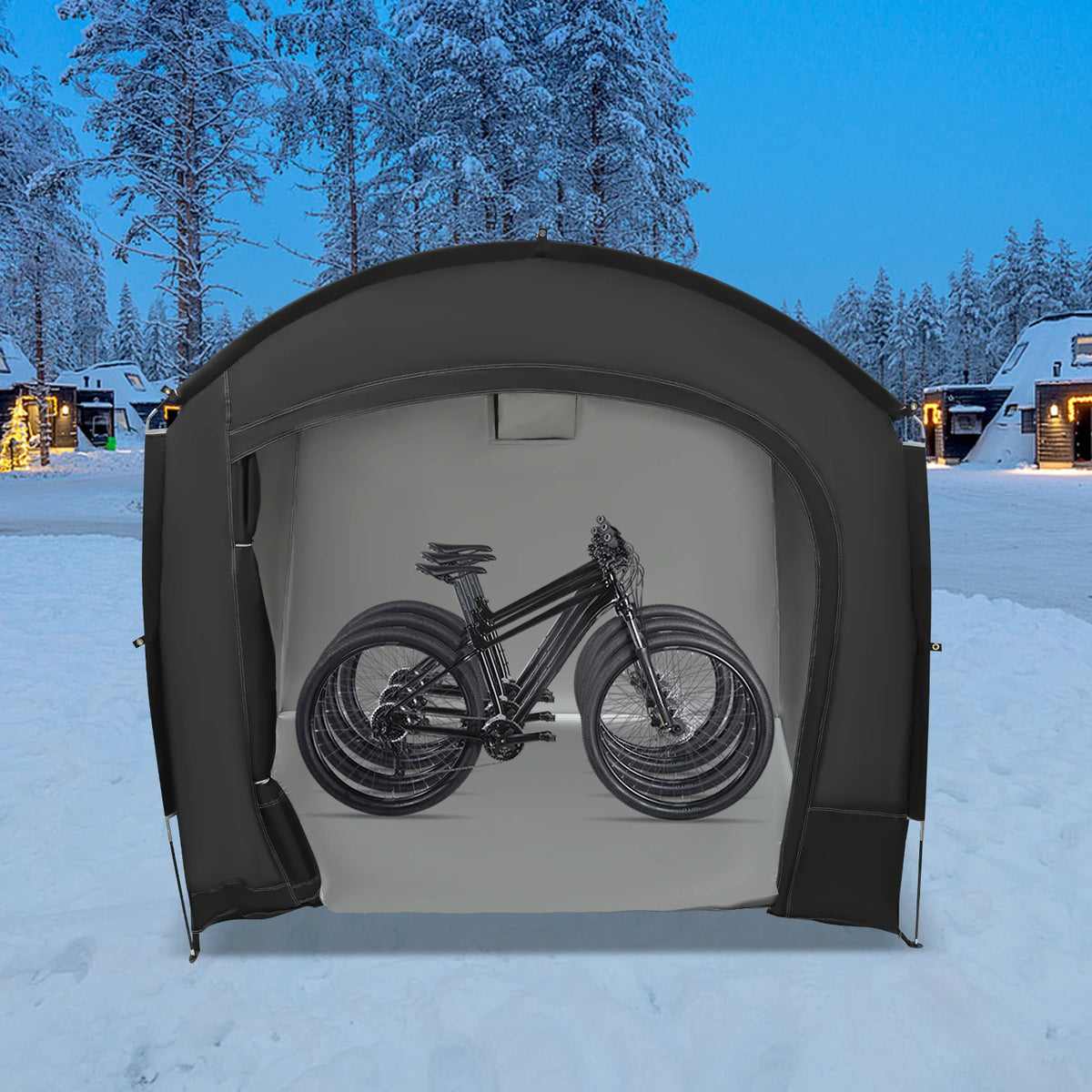 Portable Oxford Bike Storage Shed With Sunshade Cover