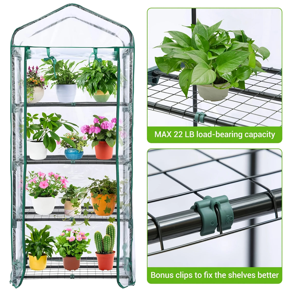 4 Tier Mini Portable Greenhouse